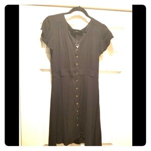 Cotton On Flowy cap sleeve button down dress